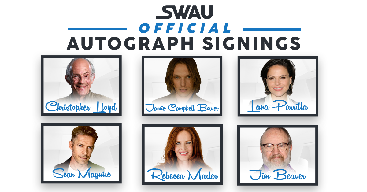 Christopher Lloyd, Jamie Campbell Bower, Lana Parrilla and More to Sign for SWAU!