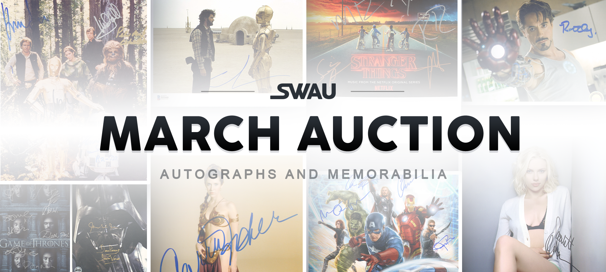 NOW LIVE: March Auction!