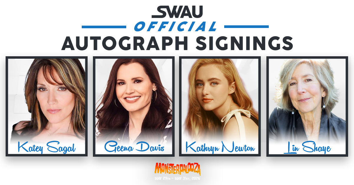 Katey Sagal, Geena Davis, Kathryn Newton, and Lin Shaye to Sign for SWAU!