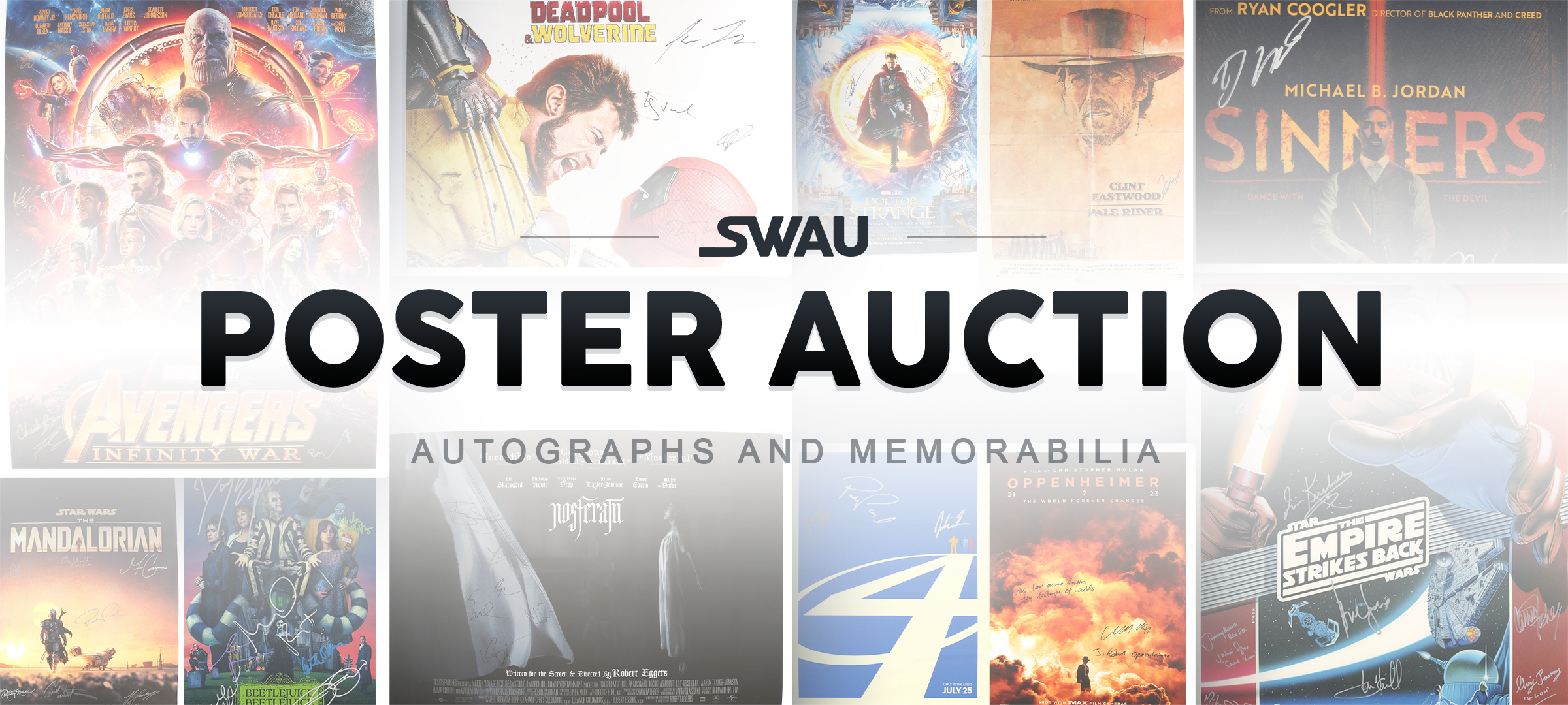 Poster Auction Is NOW LIVE!
