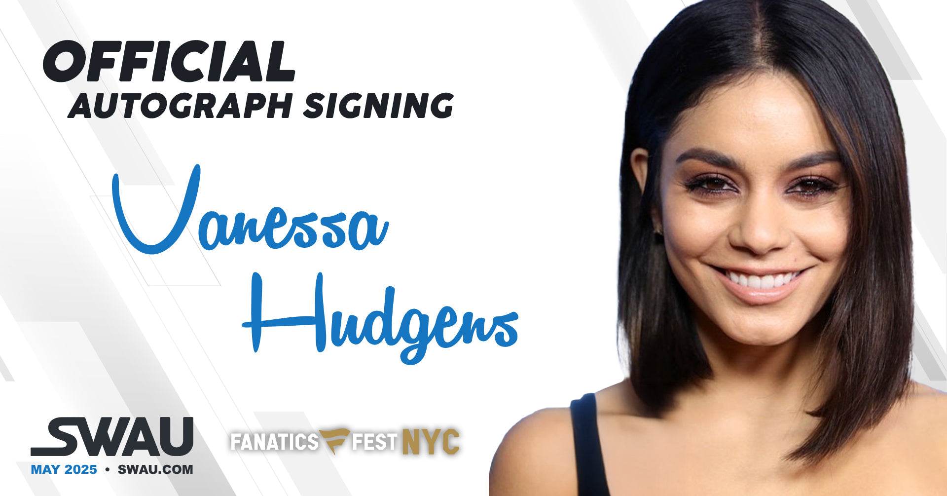 Presenting Vanessa Hudgens at Fanatics Fest!