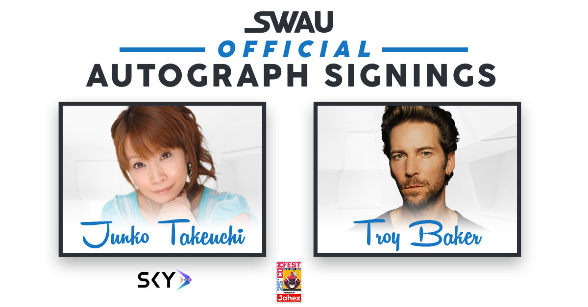 Junko Takeuchi and Troy Baker to Sign for SWAU!