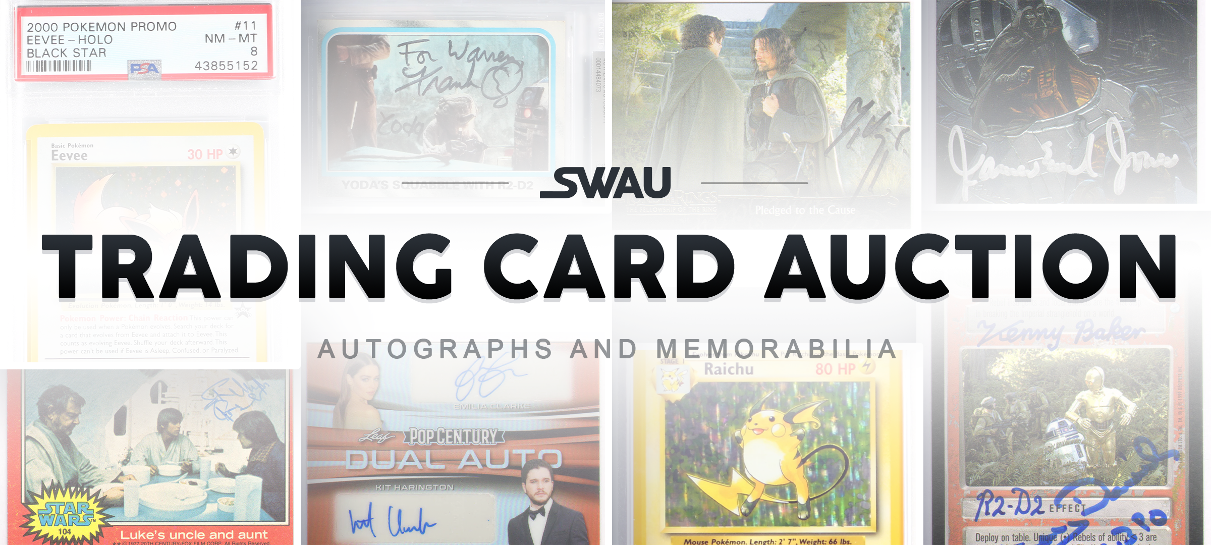 Trading Card Auction: NOW LIVE!