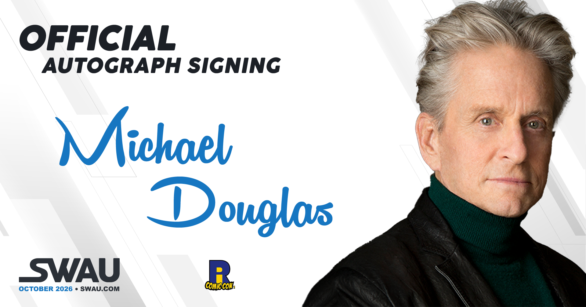 Michael Douglas to Sign for SWAU!